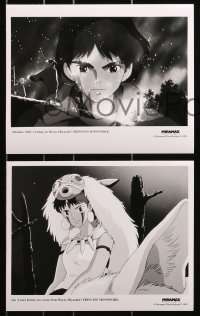 9s730 PRINCESS MONONOKE 5 8x10 stills 1999 Hayao Miyazaki's Mononoke-hime, anime, cool artwork!
