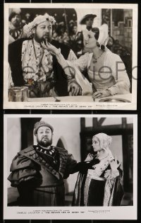 9s731 PRIVATE LIFE OF HENRY VIII 5 8x10 stills 1933 Charles Laughton, directed by Alexander Korda!
