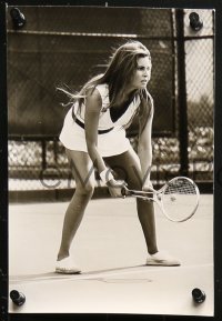 9s603 RAQUEL WELCH 7 deluxe 6.5x9.5 stills 1972 playing sexy tennis in Spain by Terry O'Neill!