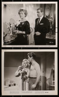 9s823 RICHARD BASEHART 4 from 7.25x9 to 8x10 stills 1950s-1960s with Lana Turner and more!