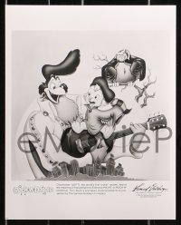 9s735 ROCK-A-DOODLE 5 8x10 stills 1992 Don Bluth's cartoon of the world's first rockin' rooster!