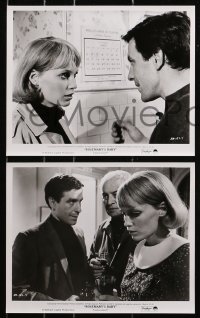 9s357 ROSEMARY'S BABY 12 8x10 stills 1968 John Cassavetes, Mia Farrow, Roman Polanski classic!
