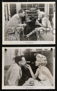 9s339 SEVEN YEAR ITCH 13 8x10 stills 1955 Marilyn Monroe, 1 w/Rosedale & Ewell in beach parody!