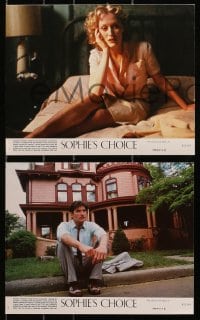 9s136 SOPHIE'S CHOICE 3 8x10 mini LCs 1982 incredible Meryl Streep, Kevin Kline, Peter MacNicol!
