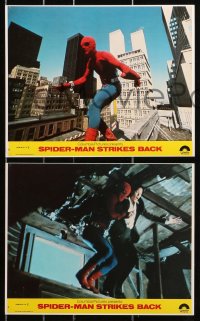 9s103 SPIDER-MAN STRIKES BACK 7 8x10 mini LCs 1978 Marvel Comics, Spidey in his greatest challenge!