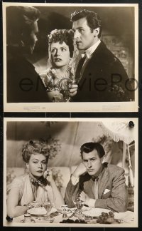 9s620 STEWART GRANGER 7 8x10 stills 1930s-1950s with Donna Reed, Simmons, James Mason and more!