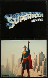 9s090 SUPERMAN 8 color 8x10 stills 1978 Chris Reeve, Kidder, Brando, York, Ford, Thaxter!