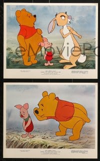 9s125 WINNIE THE POOH & TIGGER TOO 5 color 8x10 stills 1974 Walt Disney, Christopher Robin, Rabbit!