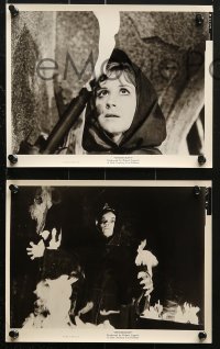 9s210 WITCHCRAFT 25 8x10 stills 1964 Lon Chaney Jr. in black robe, wacky horror cult images!