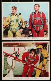 9s044 GYPSY MOTHS 8 color English FOH LCs 1969 Burt Lancaster, Frankenheimer, sky diving images!