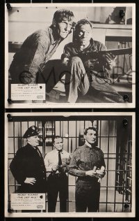 9s516 LAST MILE 8 English FOH LCs 1959 great images of Mickey Rooney as Killer Mears on Death Row!
