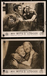 9s665 MY WIFE'S LODGER 6 English FOH LCs 1952 the eternal triangle with a laugh at every angle!