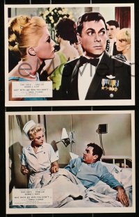 9s059 NOT WITH MY WIFE YOU DON'T 8 color English FOH LCs 1967 Tony Curtis, Virna Lisi, George C Scott
