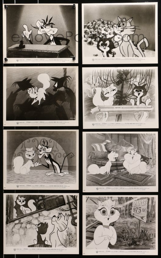 : 9s173 GAY PURR-EE 44 8x10 stills 1962 Judy Garland,  Robert Goulet, cartoon cats, MANY images!