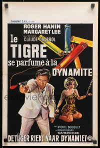 9t579 ORCHID FOR THE TIGER Belgian 1966 Chabrol, spy Roger Hanin & sexy Margaret Lee in chains!