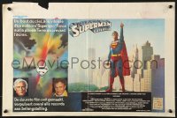 9t597 SUPERMAN Belgian 1978 comic book hero Christopher Reeve, Gene Hackman