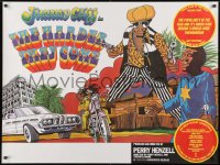 9t125 HARDER THEY COME British quad R1977 Jimmy Cliff, Jamaican reggae music, really cool art!