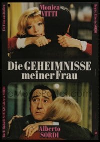 9t450 I KNOW THAT YOU KNOW THAT I KNOW East German 23x32 1984 Alberto Sordi directed, Monica Vitti!