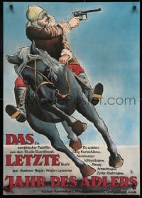 9t458 LAST YEAR OF BERKUT East German 23x32 1979 Posledniy god Berkuta, man on horse firing gun!