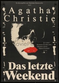 9t505 TEN LITTLE INDIANS East German 23x32 1987 Agatha Christie's And Then There Were None, Otte!