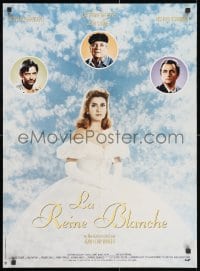 9t229 WHITE QUEEN French 23x31 1991 great close up of beautiful bride Catherine Deneuve!