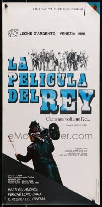 9t961 KING & HIS MOVIE Italian locandina 1987 Carlos Sorin's La pelicula del rey!