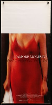 9t975 NASTY LOVE Italian locandina 1995 Mario Martone's L'amore molesto, sexy red dress image!