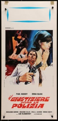 9t991 UNA LIBELULA PARA CADA MUERTO Italian locandina 1977 cool different art, crime thriller!