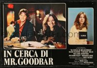 9t913 LOOKING FOR MR. GOODBAR Italian 18x26 pbusta 1978 Diane Keaton, early Richard Gere!