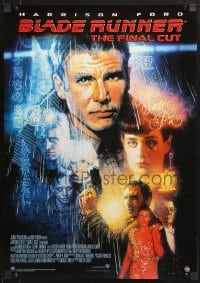 9t333 BLADE RUNNER Japanese R2007 Ridley Scott sci-fi classic, art of Harrison Ford by Struzan!
