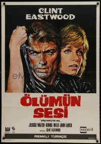 9t069 PLAY MISTY FOR ME Turkish 1971 classic Clint Eastwood, crazy stalker with knife!