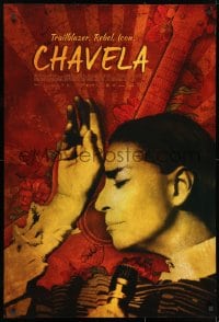 9w580 CHAVELA DS 1sh 2017 life of pioneering singer Chavela Vargas, Pedro Almodovar!