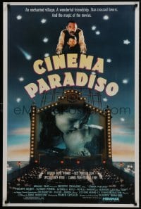 9w585 CINEMA PARADISO 1sh 1990 Nuovo Cinema Paradiso, Giuseppe Tornatore, Philippe Noiret!