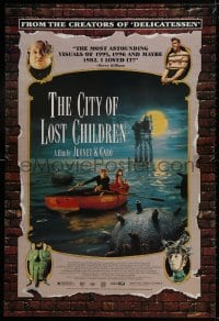 9w586 CITY OF LOST CHILDREN 1sh 1995 La Cite des Enfants Perdus, Ron Perlman, cool fantasy image!