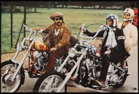 9w239 EASY RIDER 25x37 Dutch commercial poster 1969 Fonda, Nicholson & Hopper on motorcycles!