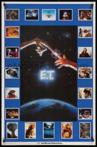 9w238 E.T. THE EXTRA TERRESTRIAL group of 2 23x35 commercial posters 1982 Barrymore, Spielberg!