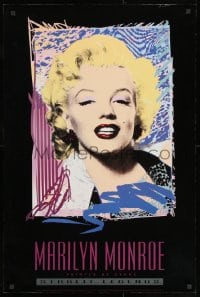 9w246 MARILYN MONROE 24x36 commercial poster 1993 great stylized art of the legend by Jim Evans!