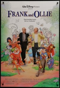 9w647 FRANK & OLLIE DS 1sh 1995 Walt Disney animators Frank Thomas & Oliver Johnston!