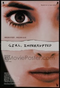 9w655 GIRL, INTERRUPTED int'l DS 1sh 1999 Winona Ryder, Angelina Jolie, Brittany Murphy