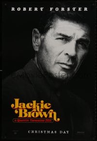 9w711 JACKIE BROWN teaser 1sh 1997 Quentin Tarantino, cool image of Robert Forster!