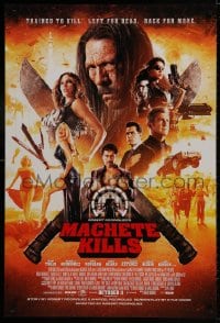 9w750 MACHETE KILLS advance DS 1sh 2013 Danny Trejo, Michelle Rodriguez, Carlos Estevez, Mel Gibson!