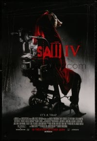 9w870 SAW IV advance DS 1sh 1907 Tobin Bell, Costas Mandylor, wild image of pig in sexy boots!