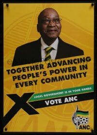 9w053 ANC 23x33 South African political campaign 2010s African National Congress, Jacob Zuma!