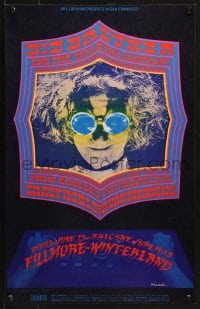 9w001 BIG BROTHER & THE HOLDING COMPANY/FOUNDATIONS/ARTHUR BROWN 14x22 music poster 1968 1st printing!