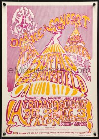 9w007 BUFFALO SPRINGFIELD/DAILY FLASH/CONGRESS OF WONDERS 14x20 music poster 1966 Lamont, 1st printing!