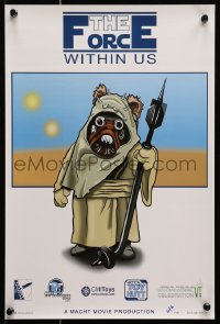 9w332 FORCE WITHIN US #612/2500 12x18 special poster 2013 Kevin Liell art of Ewok/Tuskan Raider!