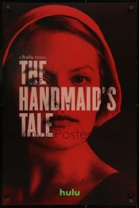9w182 HANDMAID'S TALE tv poster 2017 close-up of Elisabeth Moss in Puritanical dress!