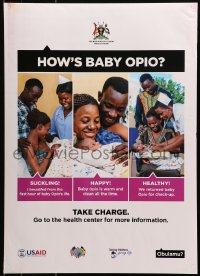 9w347 HOW'S BABY OPIO 18x25 African poster 2000s go to the health center for more information!