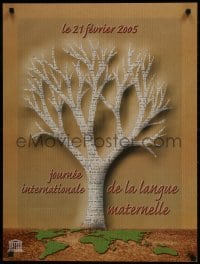 9w365 JOURNEE INTERNATIONALE DE LA LANGUE MATERNELLE 24x32 French special poster 2005 Mother Tongue!