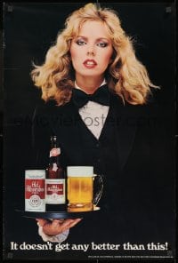 9w105 OLD MILWAUKEE 20x30 advertising poster 1981 woman w/beer, doesn't get any better than this!